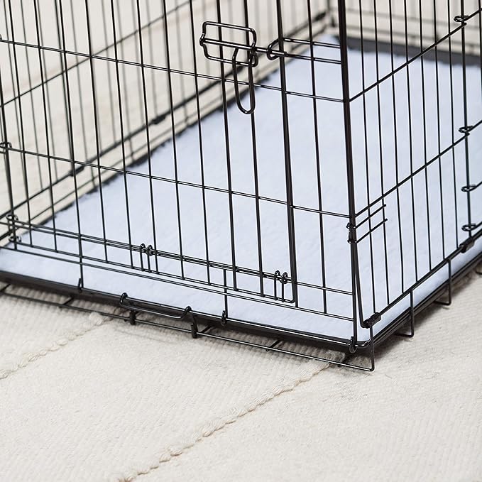 Precision Pet Products Two Door Provalue Wire Dog Crate, 36 Inch, For Pets 50-70 lbs, With 5-Point Locking System