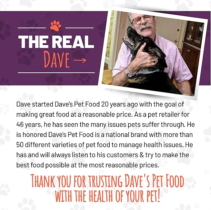 Dave's Pet Food Sweet Potato & Pumpkin Dog Treats for Sensitive Stomachs, Semi-Moist Soft & Digestive Friendly, Made in USA, Senior, Small & Large Dogs, Gut Health (2 Pack)