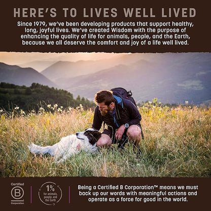 Earth Animal Wisdom Air Dried Dog Food - Turkey Recipe Premium Natural Dry Dog Food for All Breeds & Ages - 8 Lbs Bag