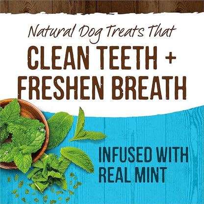 Merrick Fresh Kisses Dental Chews Infused With Real Mint, Medium Dog Chews for Dogs 25-50 lbs, 1.88 lb Box