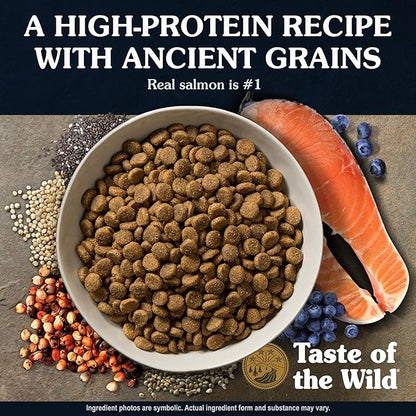 Taste Of The Wild Ancient Stream Canine Recipe With Smoke-Flavored Salmon And Ancient Grains 14lb