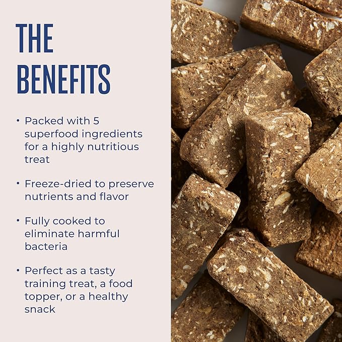 WagWell Freeze Dried Dog Treats, Beef + Yogurt + Sweet Potato Flavor | Training Treats, Food Topper, Healthy Snack for Dogs | Human Grade, Grain Free, High Protein | Made in USA | 4 oz Bag, 2 Pack
