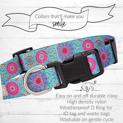 Lucky Love Dog - Adjustable Dog Collar with Easy Click Buckle for Small Ones, Durable, & Comfortable for Male & Female Dogs, Pet Collar for Puppies & Adult Dogs - Clara, XS