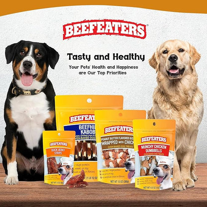 Beefeaters Peanut Butter Dog Biscuits with Real Chicken 13 oz - Oven-Baked, High-Protein, Low-Fat Treats for Small, Medium & Large Dogs – Ideal for Training, Dental Benefits, No Artificial Ingredient
