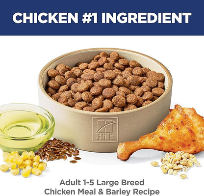 Hill's Science Diet Adult 1-5 Large Breed Dry Dog Food, Chicken & Barley, 15 lb. Bag