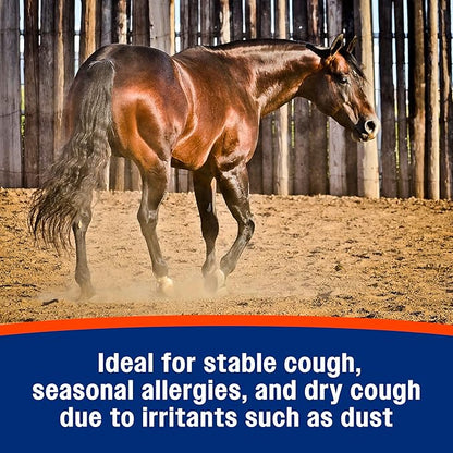 Farnam Cough Free Horse Supplement Pellets, Respiratory Support for Seasonal Allergies, Stable Cough, Lung Support Supplement, Show Safe, Herbal Formula, 2.5 lbs, 70-Day Supply