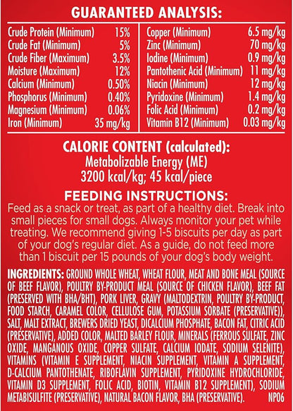 Milk-Bone Gravy Bones Dog Treats with 4 Savory Meat Flavors Coated in Gravy,7 Pound,(Pack of 2)