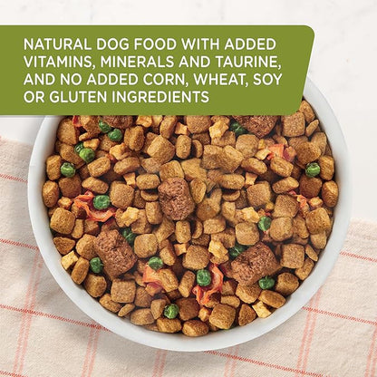 Nutrish Dish Premium Natural Dry Dog Food, Chicken & Brown Rice Recipe with Veggies & Fruit (Rachael Ray), 3.75 Pound Bag (Pack of 2)