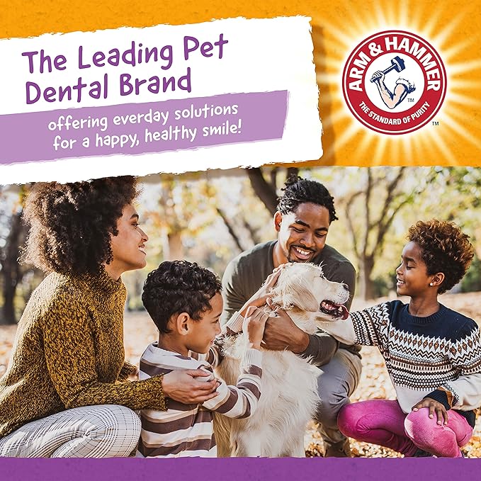 Arm & Hammer for Pets Nubbies Dental Treats Value Size - Baking Soda & Calcium Dog Dental Chews, Helps Scrub Plaque & Tartar While Chewing, Peanut Butter Flavor, 139 Count, 52.8 Oz - 6 Pack