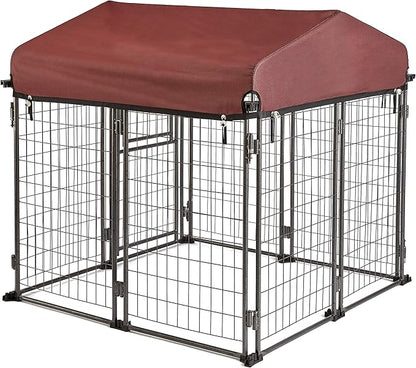 TWO by TWO Haven Expandable Kennel, Black, Medium