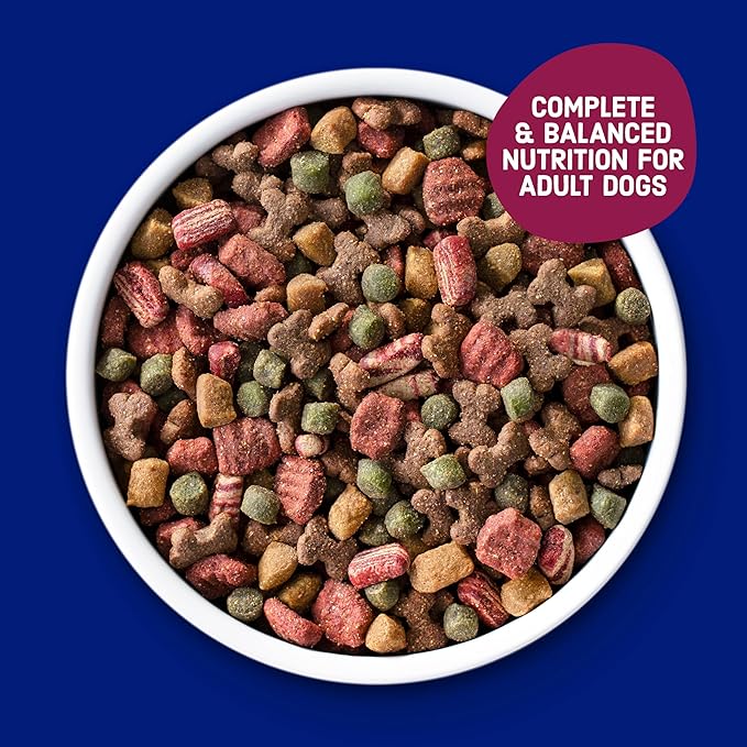 Kibbles 'n Bits Dry Dog Food, Savory Bacon & Steak Flavor for Adult Dogs, 3.5 lb. Bag