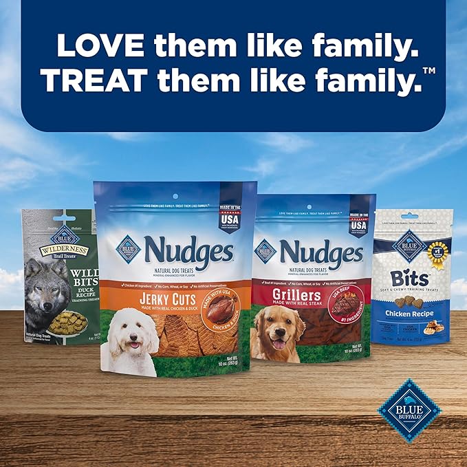 Blue Buffalo Nudges Jerky Cuts Natural Dog Treats Chicken
