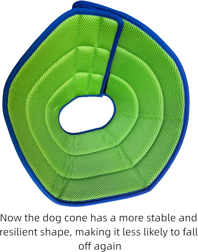 Soothing Recovery Cone for Dogs & Cats, Soft Anti-Lick Collar for Post-Surgery Protection, Comfortable Elizabethan Cone Alternative for Spay Neuter Recovery, Adjustable Design (XL)