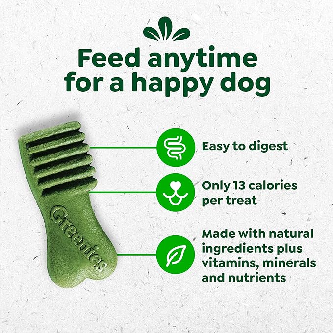 Greenies Anytime Bites Dog Treats, Original Flavor, Dog Training Treats, 10.3 oz. Bag