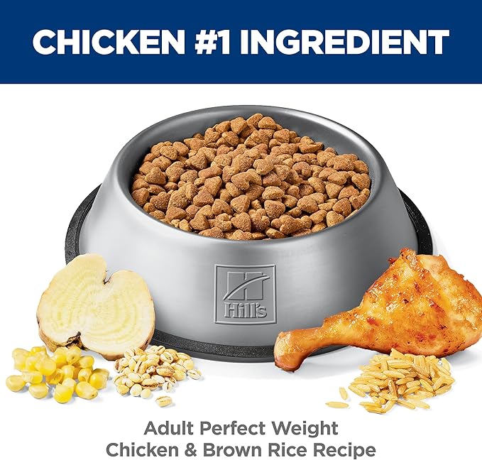 Hill's Science Diet Adult Perfect Weight Dry Dog Food, Chicken & Brown Rice, 4 lb. Bag