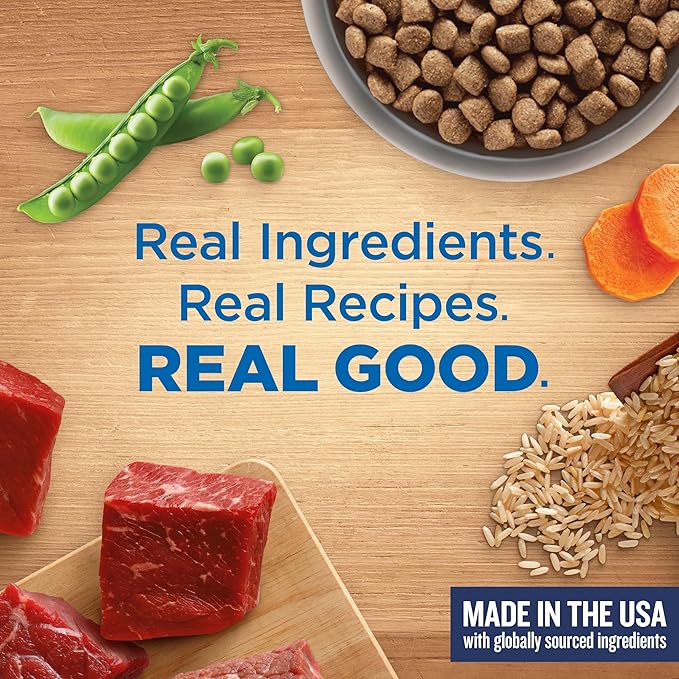 Nutrish Rachael Ray Dry Dog Food Large Breed Real Beef, Pea & Brown Rice Recipe, 30 lb. Bag