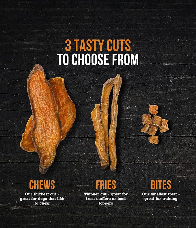 Wholesome Pride Sweet Potato Fries All-Natural Single Ingredient Dog Treats, 16 oz