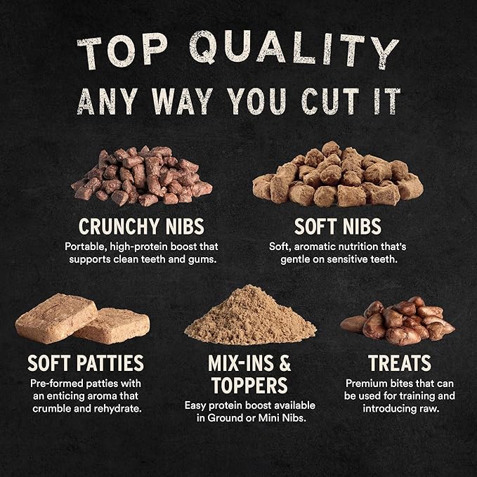 Vital Essentials Freeze Dried Dog Treats | Turkey Giblets, Single Ingredient | Premium Quality | Grain Free Training Treats for Dogs, 2 oz Bag