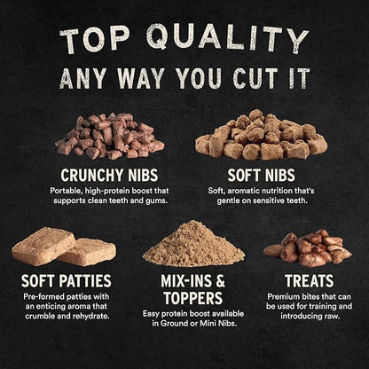Vital Essentials Freeze Dried Dog Treats | Turkey Giblets, Single Ingredient | Premium Quality | Grain Free Training Treats for Dogs, 2 oz Bag