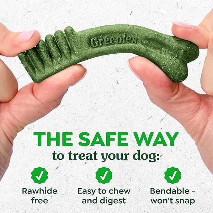 Greenies Veterinarian-Recommended Adult Natural Dental Dog Treats Large Size, Dog Dental Chews, Original Flavor, 54 oz. Pack, 34 Count