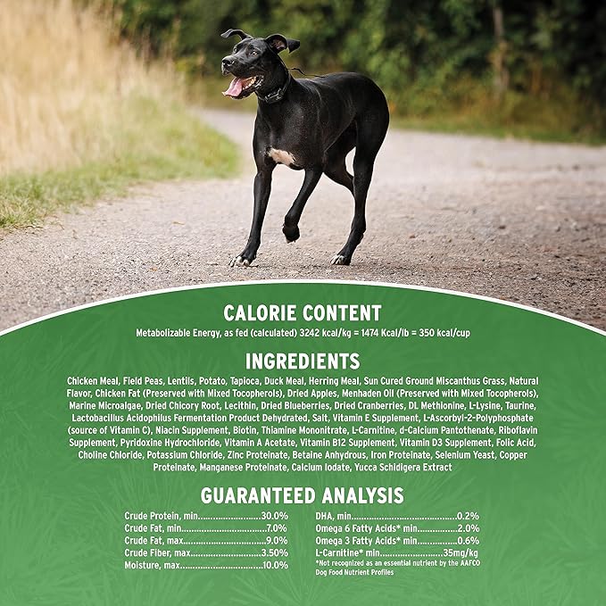 Annamaet Grain-Free Lean Reduced Fat Formula Dry Dog Food, (Chicken & Duck), 25-lb Bag