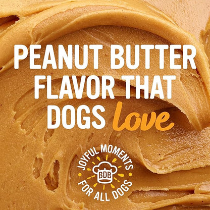 Blue Dog Bakery Natural Dog Treats, Doggie Paws, Peanut Butter, 16.2oz (6 Count)
