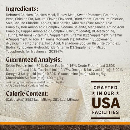 Merrick Premium Grain Free Dry Adult Dog Food, Wholesome And Natural Kibble With Real Chicken And Sweet Potato - 4.0 lb. Bag
