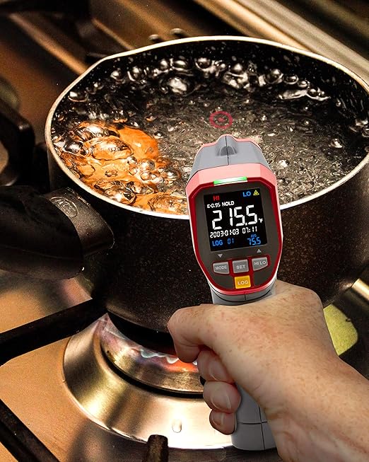 Triplett IRT350 Non-Contact 12:1 Infrared Thermometer with Circular Laser Indicator and Certificate of Calibration to NIST, -4 to 1112°F (-20 to 600°C)