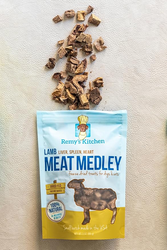 Meat Medley Freeze Dried Dog Treats USA Sourced and Small Batch Made - Human-Grade, All Natural Dog Treats Without Artificial Preservatives, Grain Free - 9 oz, Variety, 3-Pack