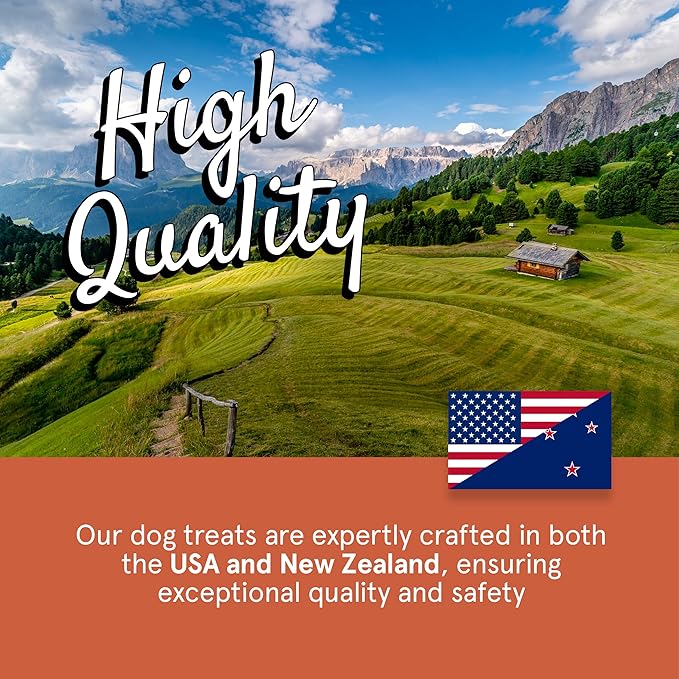 TRMC Real Meat Dog Treats - Two 12oz Bag of Bite-Sized Air-Dried Venison Jerky for Dogs - Grain-Free Jerky Treats Made up of 95% Free-Range, Grass Fed Venison - All-Natural Treats