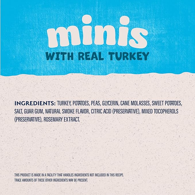 Natural Balance Limited Ingredient Mini-Rewards Turkey Grain-Free Dog Training Treats for Dogs | 5.3-oz. Canister (Pack of 2)