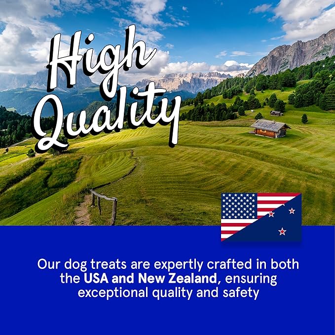 TRMC Real Meat Dog Treats - Three 12oz Bag of Bite-Sized Air-Dried Lamb Jerky for Dogs - Grain-Free Jerky Dog Treats Made up of 95% Quality, Free-Range, Grass Fed Lamb - All-Natural Dog Treats