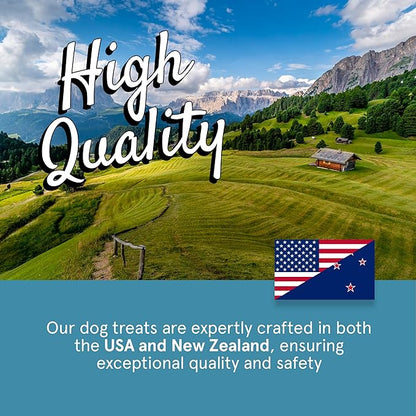 TRMC Real Meat Dog Treats - 12oz Bag of Bite-Sized Air-Dried Fish & Venison Jerky for Dogs - Grain-Free Jerky Dog Treats Made up of 95% All-Natural, Free-Range Venison & Ocean-Caught Fish