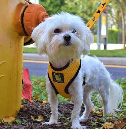 EcoBark Dog Leash - Soft & Reflective Yellow Comfort Leash with Padded Handle - Strong Durable Heavy Duty - Training and Pulling for Small, Medium or Large Dogs