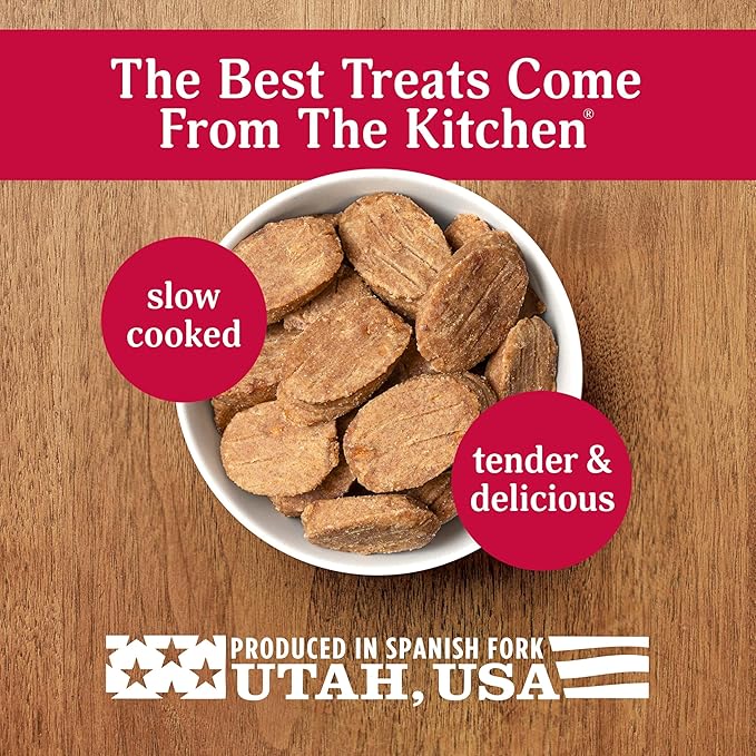Milo's Kitchen Homestyle Dog Treats, Chicken & Apple Sausage Slices, 10 Ounce (Pack of 5), High Protein, No Artificial Flavors