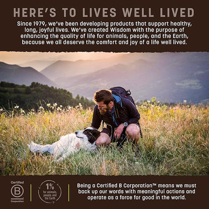 Earth Animal Wisdom Air Dried Dog Food - From the Seed Recipe Premium Natural Dry Dog Food for All Breeds & Ages - 8 Lbs Bag