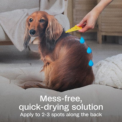 Adams Plus Flea & Tick Prevention Spot On for Dogs 15-30 Pounds, 12 Weeks & Older, 3-Month Supply, Kills Fleas, Flea Eggs, Flea Larvae & Brown Dog & Deer Ticks, Kills & Repels Mosquitoes For 30 Days