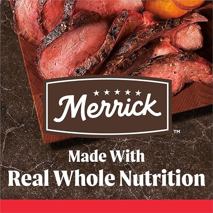 Merrick Premium Grain Free Dry Adult Dog Food, Wholesome And Natural Kibble With Beef, Bison And Sweet Potato - 22.0 lb. Bag