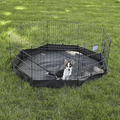 MidWest Homes for Pets Octagon Exercise Pen Fabric Mesh Bottom