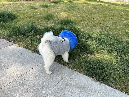 Comfortable & Adjustable Inflatable Pet Collar - Alternative to Cone Shaped Collars - Great for Post-Surgery or Injury Recovery - Durable & Non-Toxic Material -Snug Fit (Large 12-18 in.)